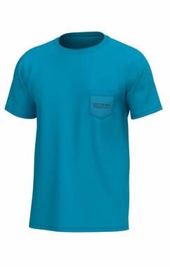 NEW SOUTHERN POINT CO. men's greyton golf cart tee in hawaiian ocean